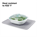 Large Silicone Drying Mat for Air Drying Hand-Washed Dishes and Cookware