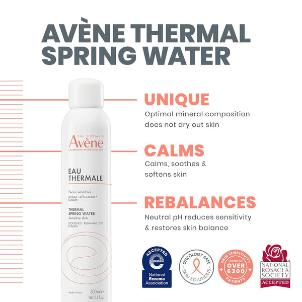 avene thermal spring water soothing facial mist spray for sensitive skin