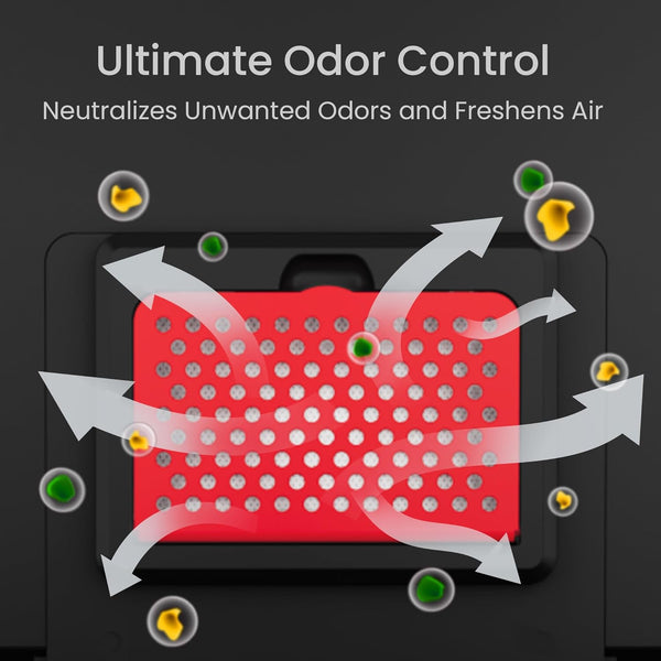 Natural Activated Charcoal Odor Filters for Kitchen and Nursery Use