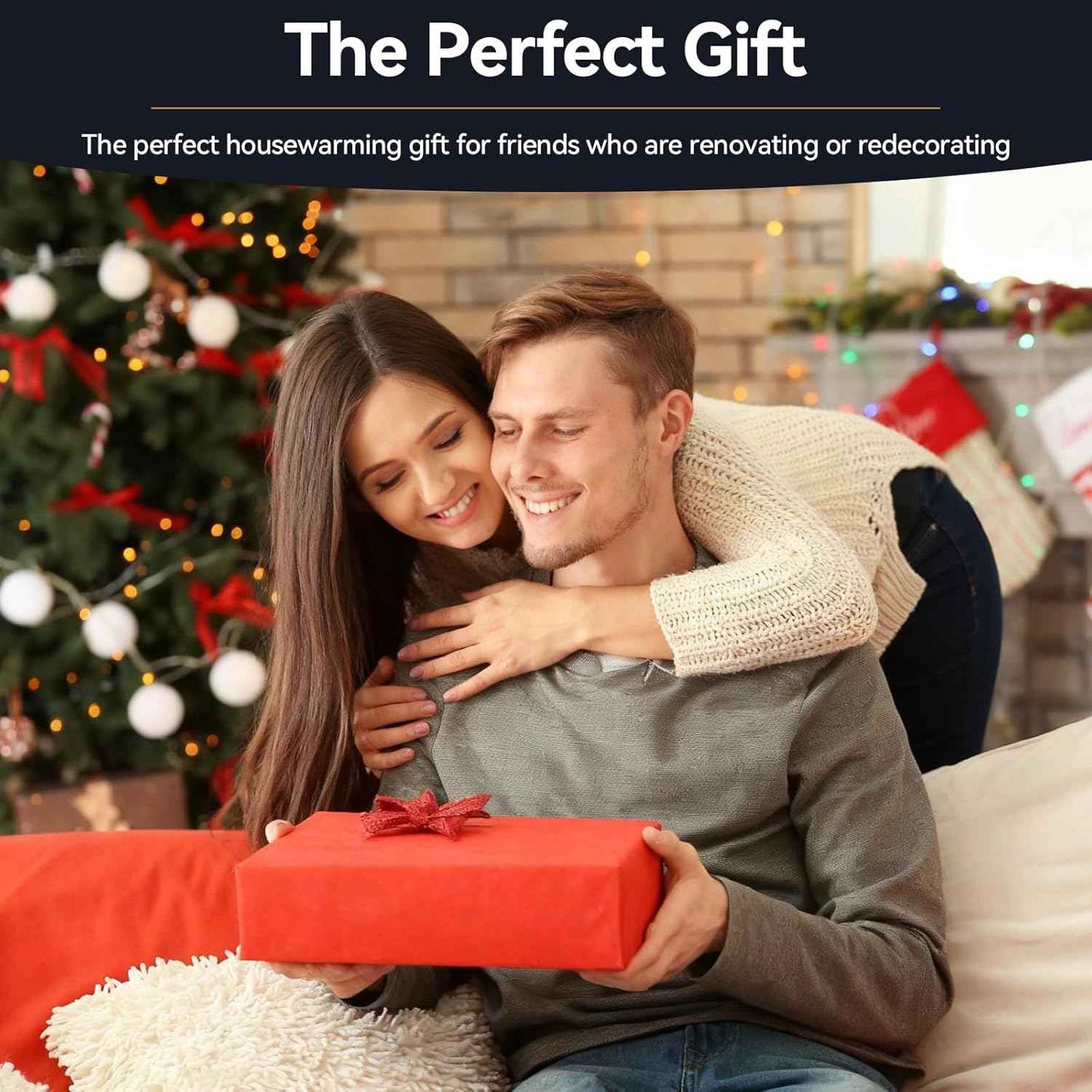 Key Holder Hooks Organizer Hanger Rack Wall Mounted with 8 Hooks, Adhesive Key Holder for Wall, No Drill Modern Key Holder Wall Mount, for Entryway, Kitchen, Hallway, RV Decor （Medium）