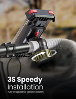 Upgraded Bike Phone Holder Handlebar for Large Phone Cases