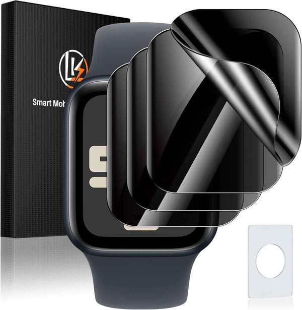 LK 6 Pack for Apple Watch Series 11/ Series 10 Screen Protector 42mm - Anti-Scratch, Self-Healing Soft TPU Screen Protector for Apple Watch 42mm, Bubble Free, HD Transparent, Touch Sensitive