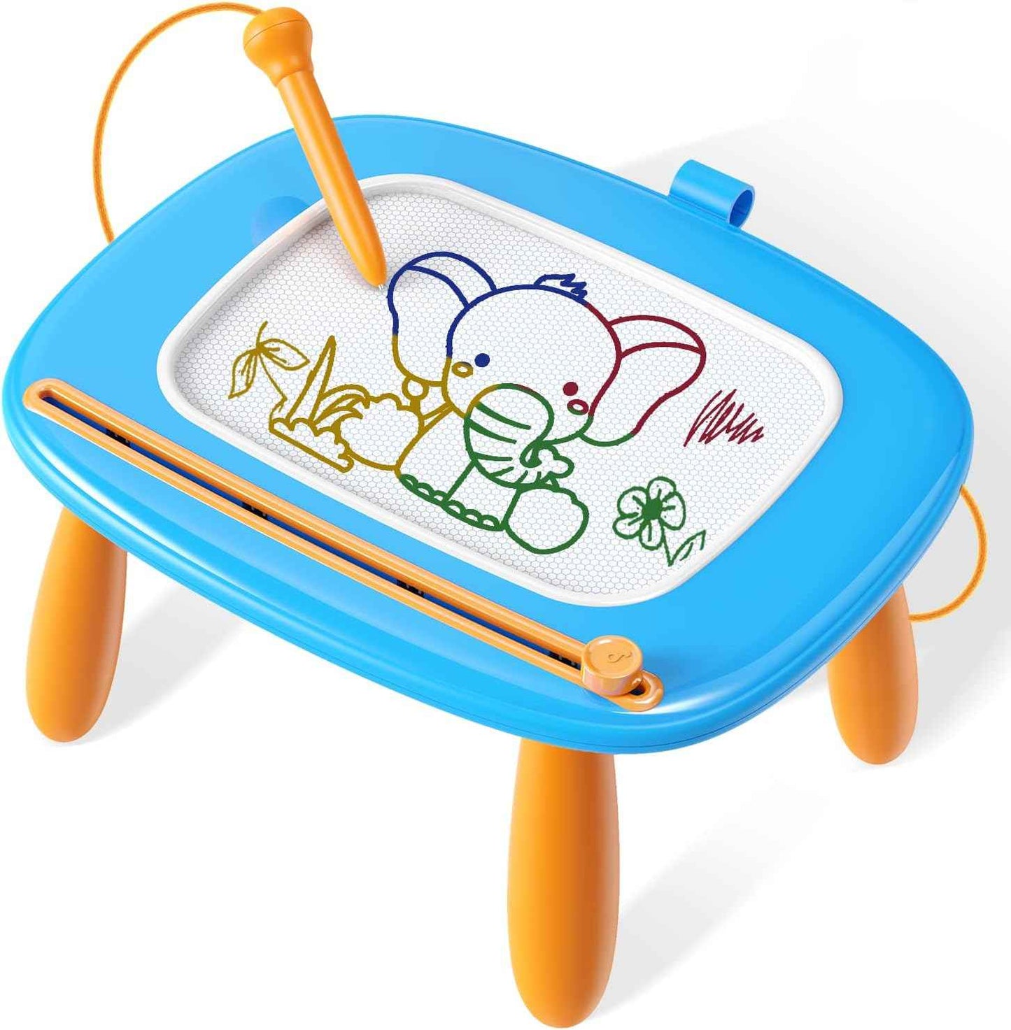 Magnetic Drawing Board, Toddler Girl Toys for 1-2 Year Old, Doodle Board Pad Learning and Educational Kids Toys for 1 2 3 Year Old Baby Girl Birthday Christmas GIF- Pink