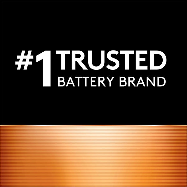 Duracell Coppertop D Batteries, 4 Count (1 Pack), D Battery with Long-lasting Power, All-Purpose Alkaline Battery for Household and Office Devices