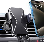 Qifutan Car Phone Holder Mount Phone Mount for Car Windshield Dashboard Air Vent Universal Hands Free Automobile Cell Phone Holder Fit for iPhone Smartphone Camera Mounts