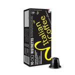 Italian Coffee pods for Nespresso Original machines, 100 Ristretto regular pods