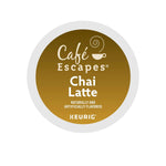 Cafe Escapes Chai Latte Keurig Single-Serve K-Cup Pods, 72 Count, Black Tea and Exotic Spices