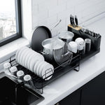 Kitsure Large Dish Drying Rack with Extendable Design for Kitchen Countertops