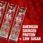 Righteous Felon Mini Meat Sticks, 100% Grass-Fed Beef, 24 Count