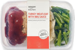 Amazon Kitchen, Turkey Meatloaf with BBQ Sauce, Single Serve Meal, 12.5 Oz