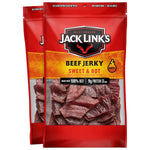 Jack Link's Original Beef Jerky Multipack, 2 Large 9 oz Bags, 10g Protein per Serving, Made with 100% Real Beef