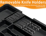 Large Expandable Silverware Organizer for Kitchen Drawers