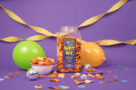 Utz Party Mix snack mix includes corn tortillas, pretzels, and cheese curls, 1.62 pounds, resealable container