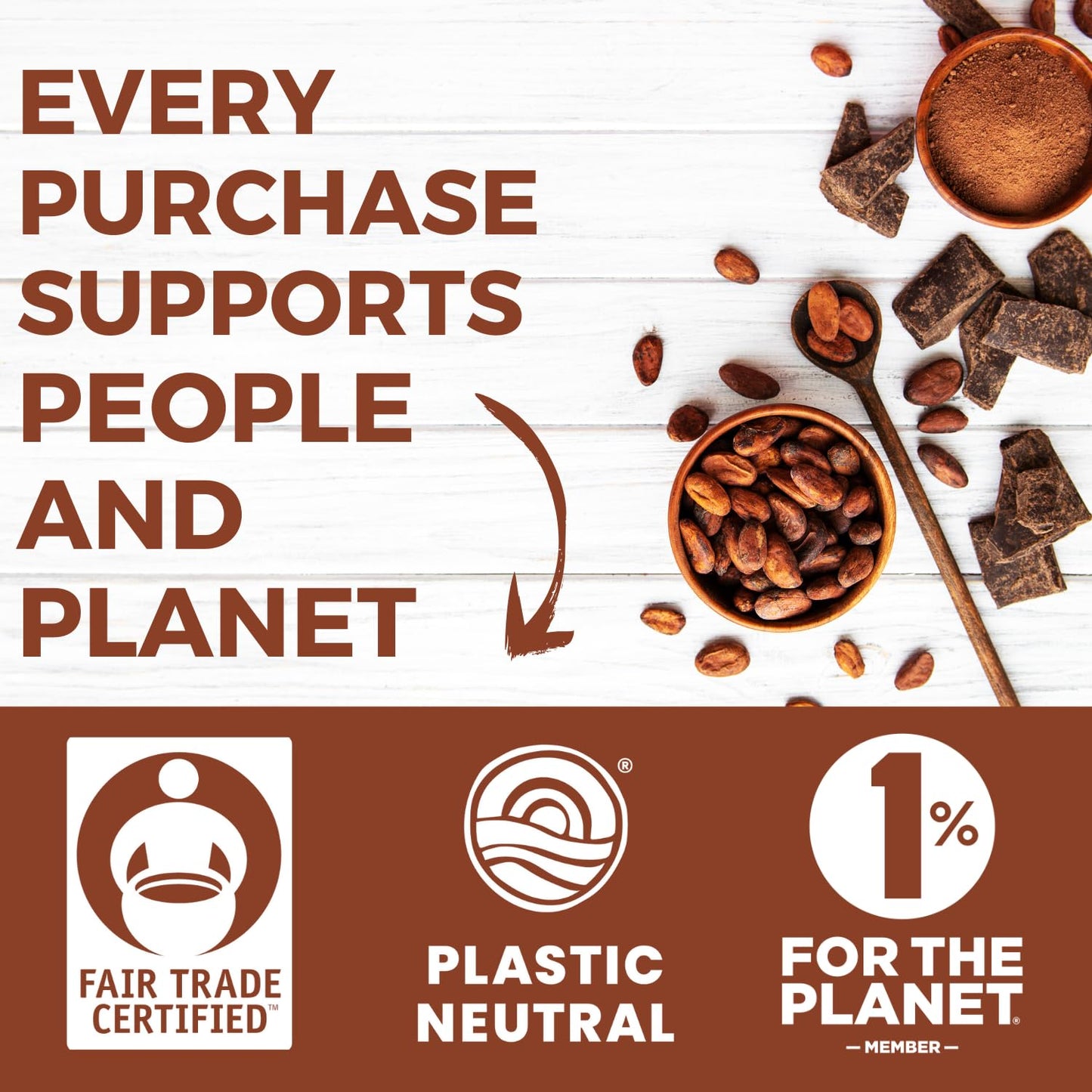 Cocoa Powder (8 oz) Dutch Processed Cocoa Powder, Unsweetened, Extra Rich Cocoa Flavor, 22-24% Fat, Premium Culinary Grade, Non-GMO Sourced, Fair Trade Certified, Perfect Cocoa for Baking and Cooking