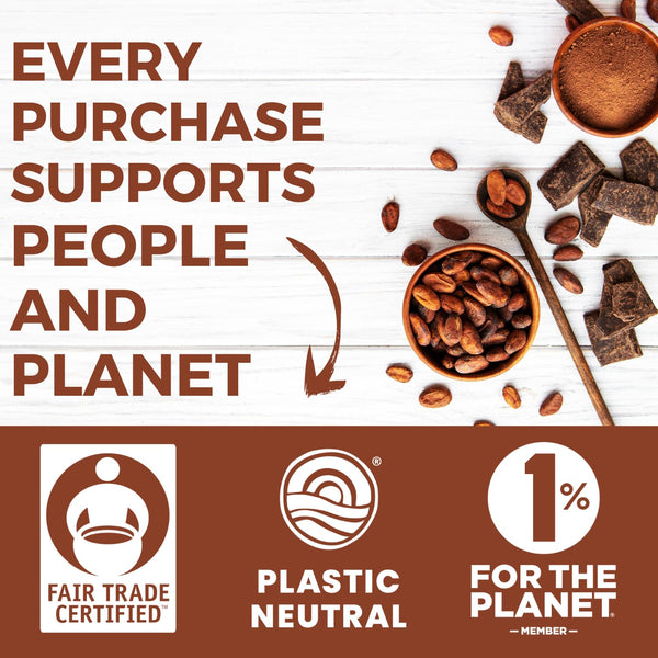 Dutch Processed Cocoa Powder Unsweetened 8 oz Non-Gmo Fair Trade Culinary Grade Cocoa