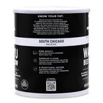 South Chicago Packing 100% Pure 42 oz Wagyu Beef Tallow for Paleo & Keto Cooking