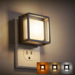 DORESshop LED Night Light, Night Lights Plug Into Wall [2 Pack] with Dusk-to-Dawn Sensor, Dimmable Nightlights, Adjustable Brightness for Bathroom, Hallway, Bedroom,Kids Room,Stairway,Soft White