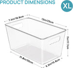 Clear Plastic Storage Bins for Home Organization and Storage