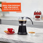 IMUSA 6 or 3 Cup Electric Espresso Maker for Coffee