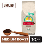 Newman's Own Organics Breakfast Blend, Ground Coffee, Fair Trade, Medium Roast, 10oz Bag, USDA Organic