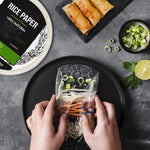 White Rice Paper Wrappers, 34 Sheets, Non-GMO, Gluten-Free, Low Carb, Vietnamese Rice Wraps