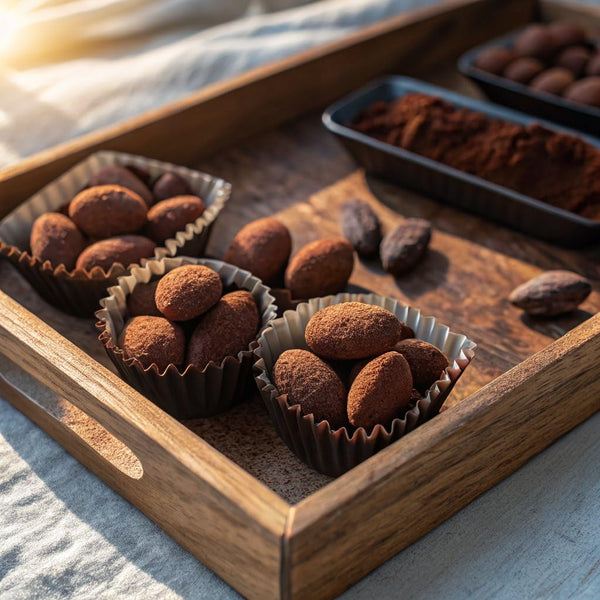 Blue Diamond Almonds Dark Chocolate Cocoa Dusted Snack Nuts, 100 Calorie Packs, 32 Count
