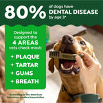 greenies veterinarian-recommended adult natural dental dog treats, original flavor, 36 oz. pack, 36 count, regular size