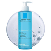 la roche-posay toleriane purifying foaming facial cleanser for sensitive skin with niacinamide ceramides oil free