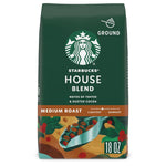 Starbucks 18-oz 100% Arabica House Blend Medium Roast Coffee, 12 oz bag, perfect for drip brewer, coffee press, pour-over and moka pot brewing