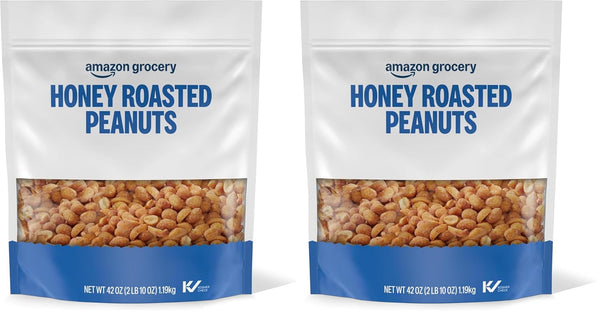 Amazon Grocery, Roasted Peanuts, Roasted & Salted, 44 Oz (Previously Happy Belly, Packaging May Vary)