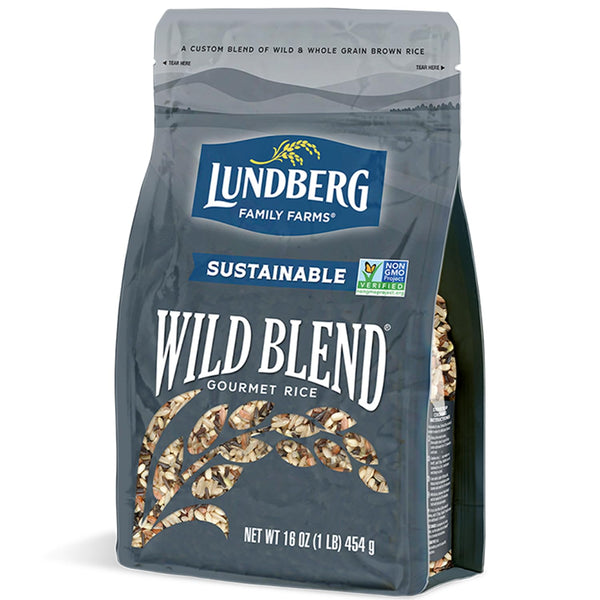 Lundberg Regenerative Organic Wild Blend Rice - Brown, Red & Black, 32 Oz