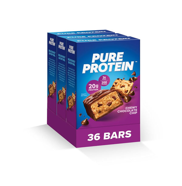 20g Protein Chocolate Mint Cookie Protein Bars, 36 count, Gluten Free