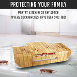 Roach Traps Indoor Sticky 18 Pack - Non-Toxic Glue Traps for Roaches Bug Traps