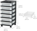 Storage Cart for Classroom Supplies and Art Materials