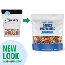 44 Oz Deluxe Mixed Nuts, Roasted & Salted, Amazon Grocery Brand