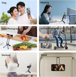 ULANZI MA38 Magnetic Phone Tripod for iPhone 17/16/15-52N Strong Magnet Foldable Hook for Magsafe Phone Tripod, Portable Mini Phone Stand for Desk w Arca Uka Mount & Back Magnetic for Vlog/Travel
