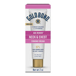 Gold Bond age renew neck & chest firming cream, 2 oz, clinically tested skin firming cream for aging skin