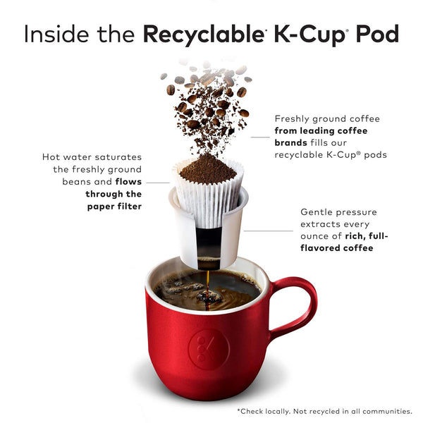 Caribou Coffee Caribou Blend Keurig Single-Serve K-Cup Pods, 72 Count, Medium Roast Coffee