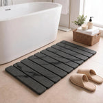 Large Stone Dish Drying Mat for Kitchen Counter, Dark Gray, 24"×16" & 8"x4"