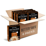 Better Oats 100 Calorie Maple & Brown Sugar Oatmeal Packets, Whole Grain with Flax Seeds and Rolled Grains, Cooks in 90 Seconds, Box of 10 Pouches (Pack of 6)