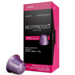 Bestpresso Coffee Pods for Nespresso Original Machine, 120 Aluminum Capsules, Compatible with Nespresso Original