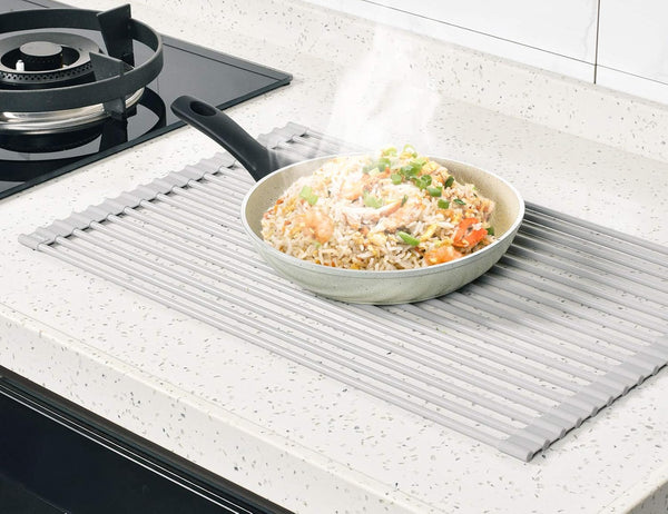 20.5 x 13.1 Inch Roll-Up Dish Drying Rack for Large Kitchen Sinks