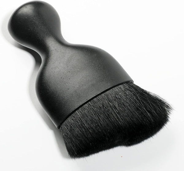 Car Interior Detailing Brush Soft Bristle Cleaning Brush for Auto Detailing and Dusting Black