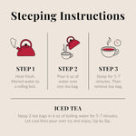 The Republic of Tea Hibiscus Strawberry Tea 36 Tea Bags Herbal Blend Caffeine Free Gluten Free