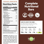 Extend Sugar Free Protein Bars, High Protein and Fiber, Low Carb, Keto Friendly, 12 Count, Chocolate Peanut Butter