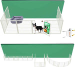 FXW Homeplus Unleashed Indoor Dog Playpen - Stress-Free and Safe Play, Heavy Duty 24 Inch 6 Panels Dog Pen for Puppy and Small Dogs, Black│Patented