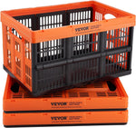 45L Collapsible Milk Crates 3 Packs for Storage and Organization