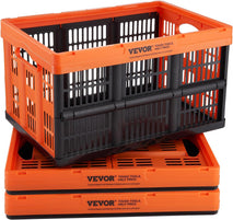 45L Collapsible Milk Crates 3 Packs for Storage and Organization