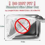 ANWA 40 Count Cat Litter Box Liners for Automatic Cat Litter Box and Litter Box Robot 4/3, Heavy-Duty, Extra Thick