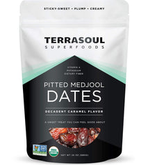 Organic Medjool Dates 1.5 Lbs Pits Removed Soft Chewy Texture Sweet Caramel Taste